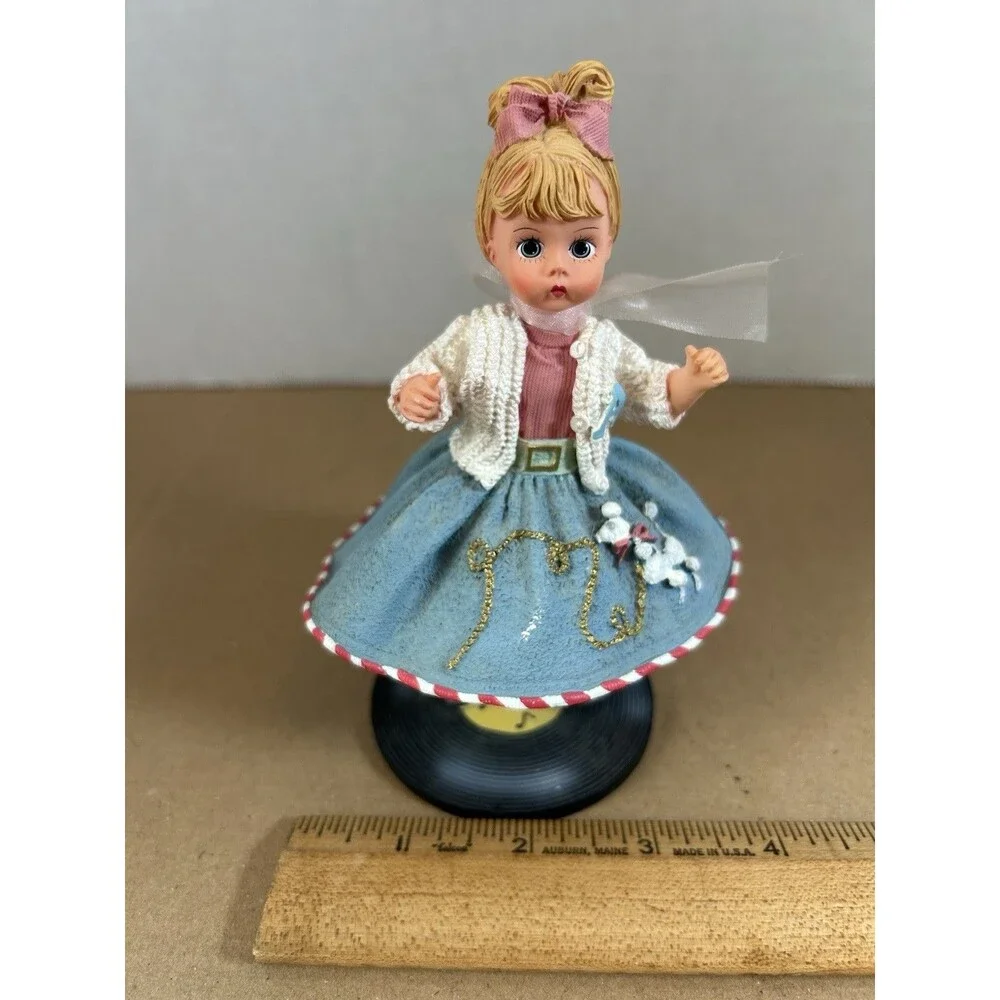 Madame Alexander 1950 Sock Hop Figurine Limited Edition 24/402 5.5” Poodle Skirt